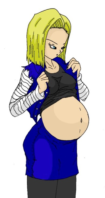 Pregnant Android 18 cover