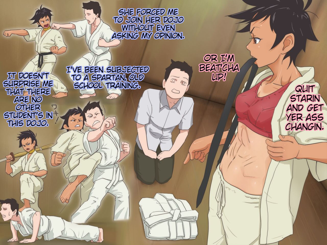 Hot Blooded Karate Girl, Niramarese Cross 5th-Dan Missionary Technique page 4 full