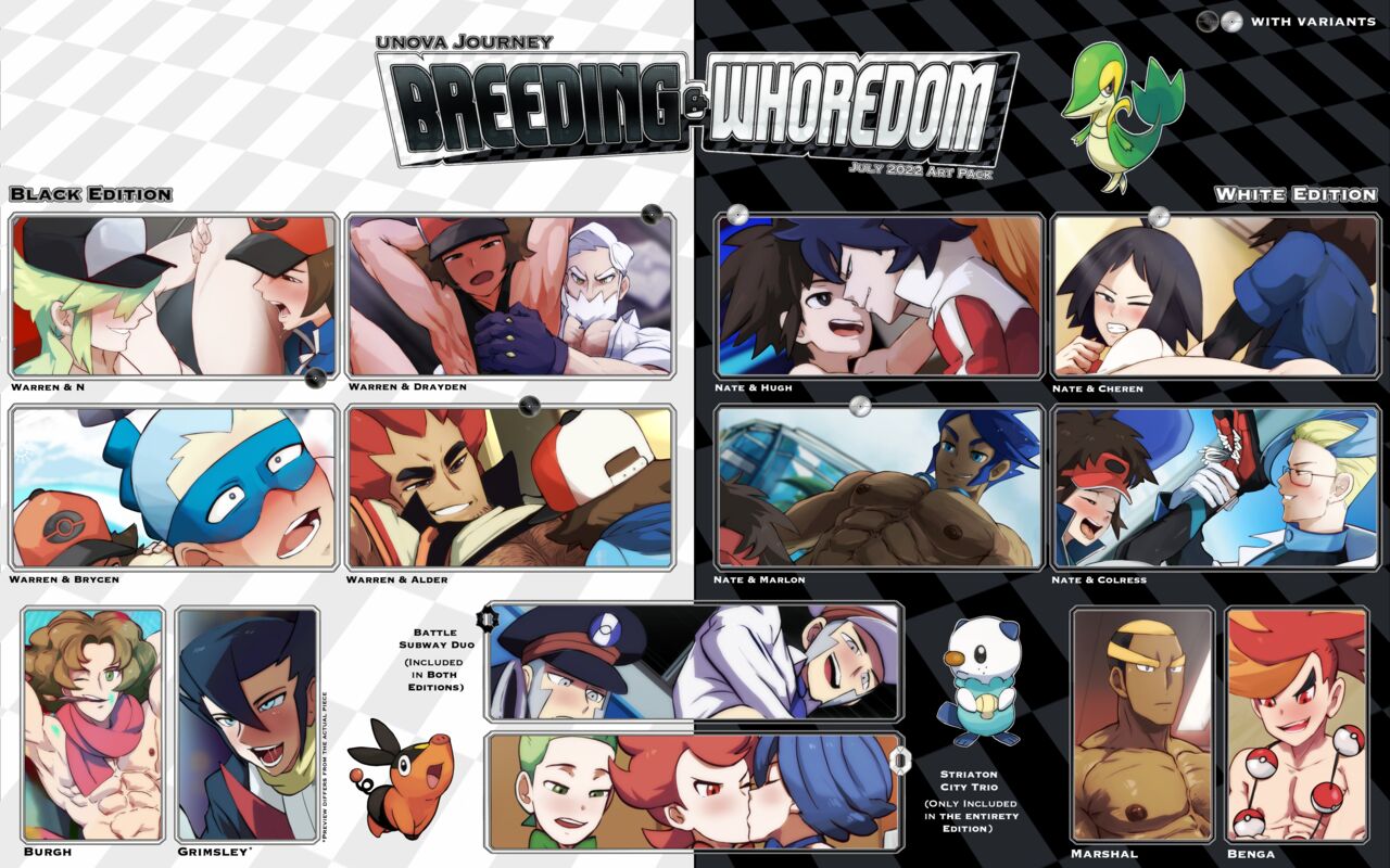 Unova Journey - Breeding &amp; Whoredom page 1 full