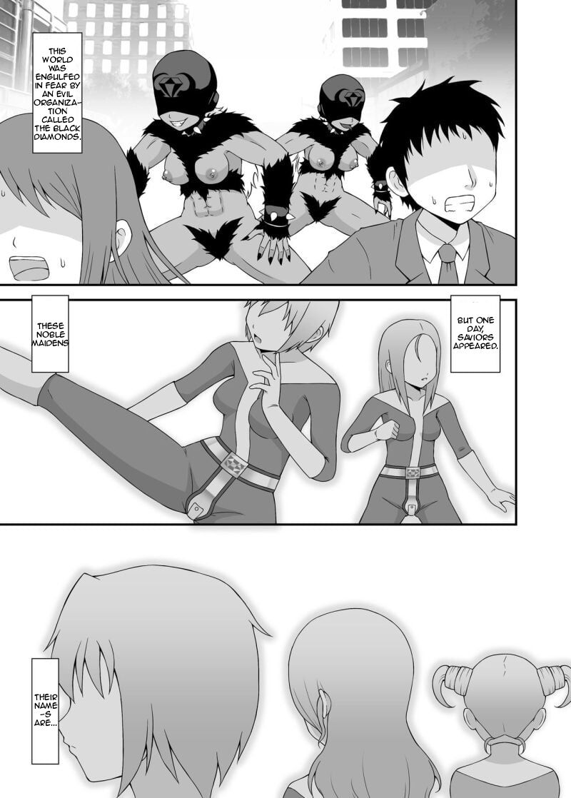 Teisou Sentai Virginal Colors Ch.1 | Chastity Sentai Chaste Colors Ch.1 page 2 full