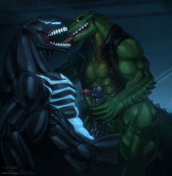 Killer Croc X Venom cover