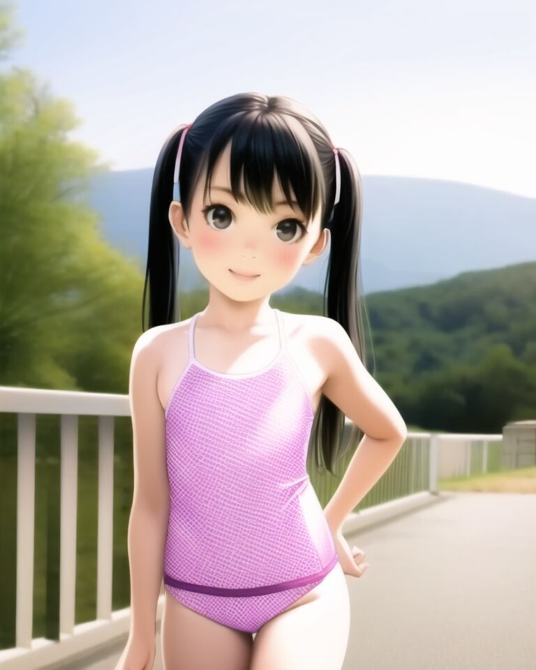 AI generated loli in swimsuit page 5 full