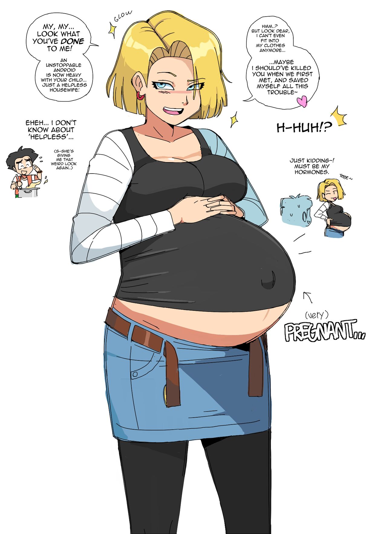 Pregnant Android 18 page 3 full