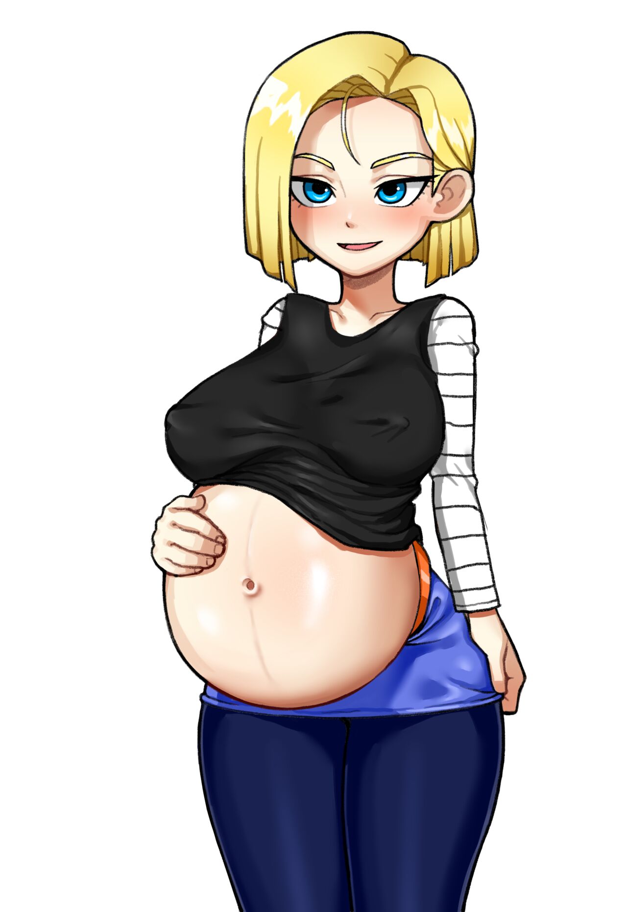 Pregnant Android 18 page 9 full