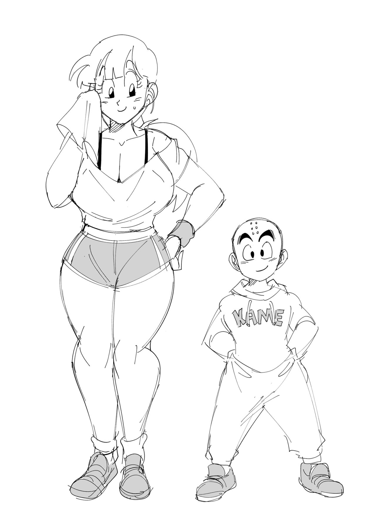 Chichi x Krillin Workout page 1 full