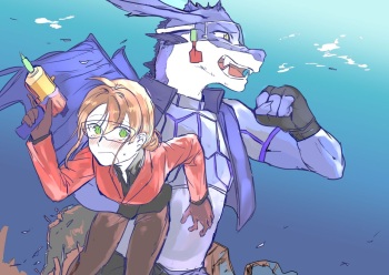 Ryuu to Hito no Buddy Sukebe cover