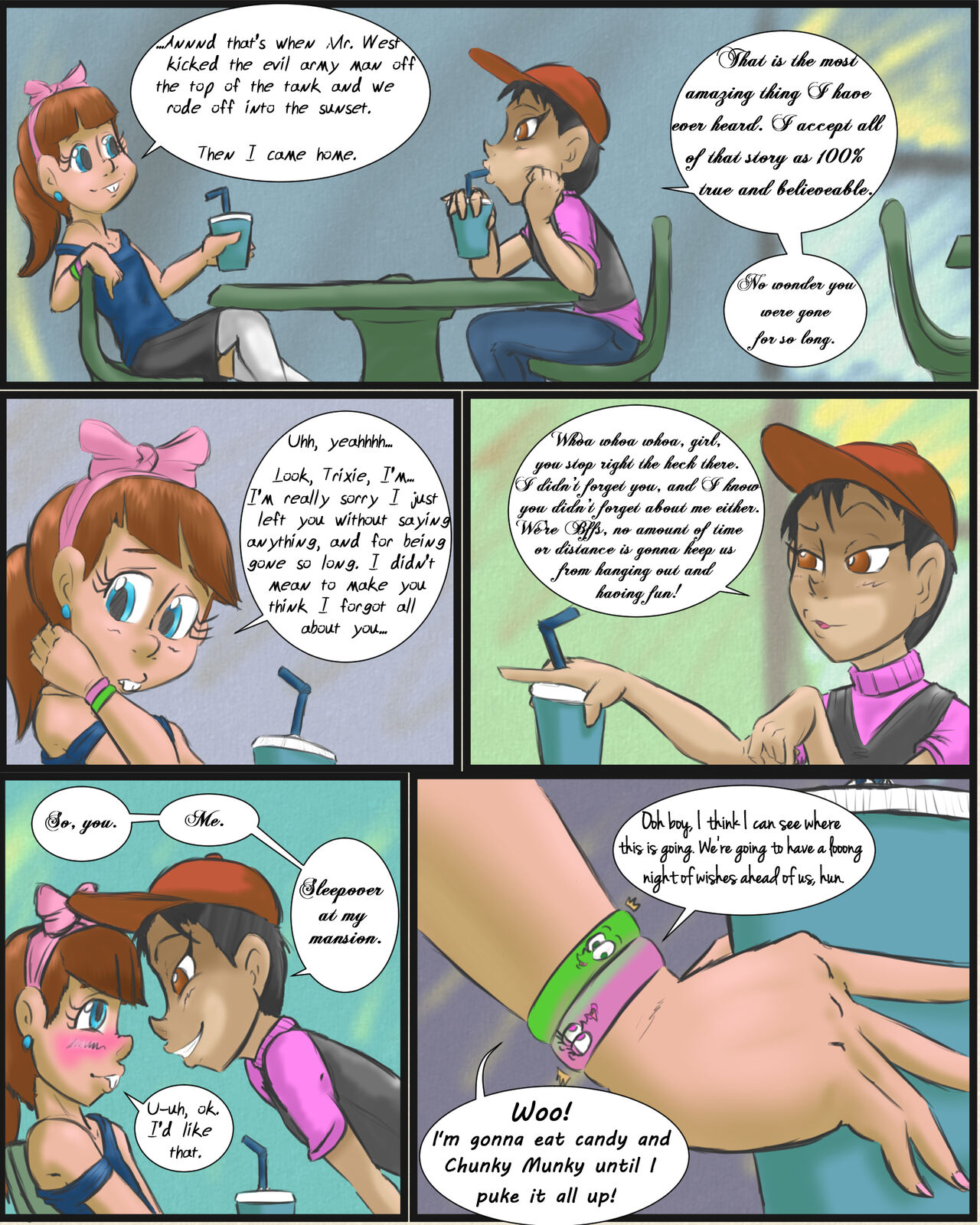 SniperTomcat's Sleepover Surprise page 7 full