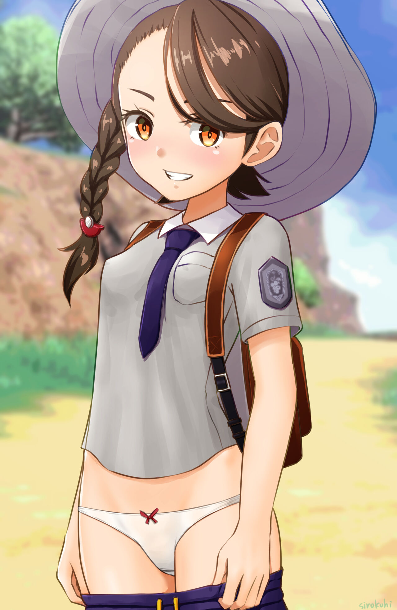 Pokémon Trainer no Aoi ga Echi Echi Shoubu o Shikakete Kita! page 2 full