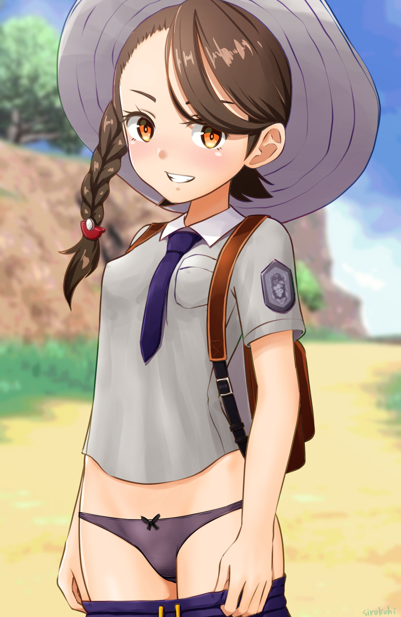 Pokémon Trainer no Aoi ga Echi Echi Shoubu o Shikakete Kita! page 3 full