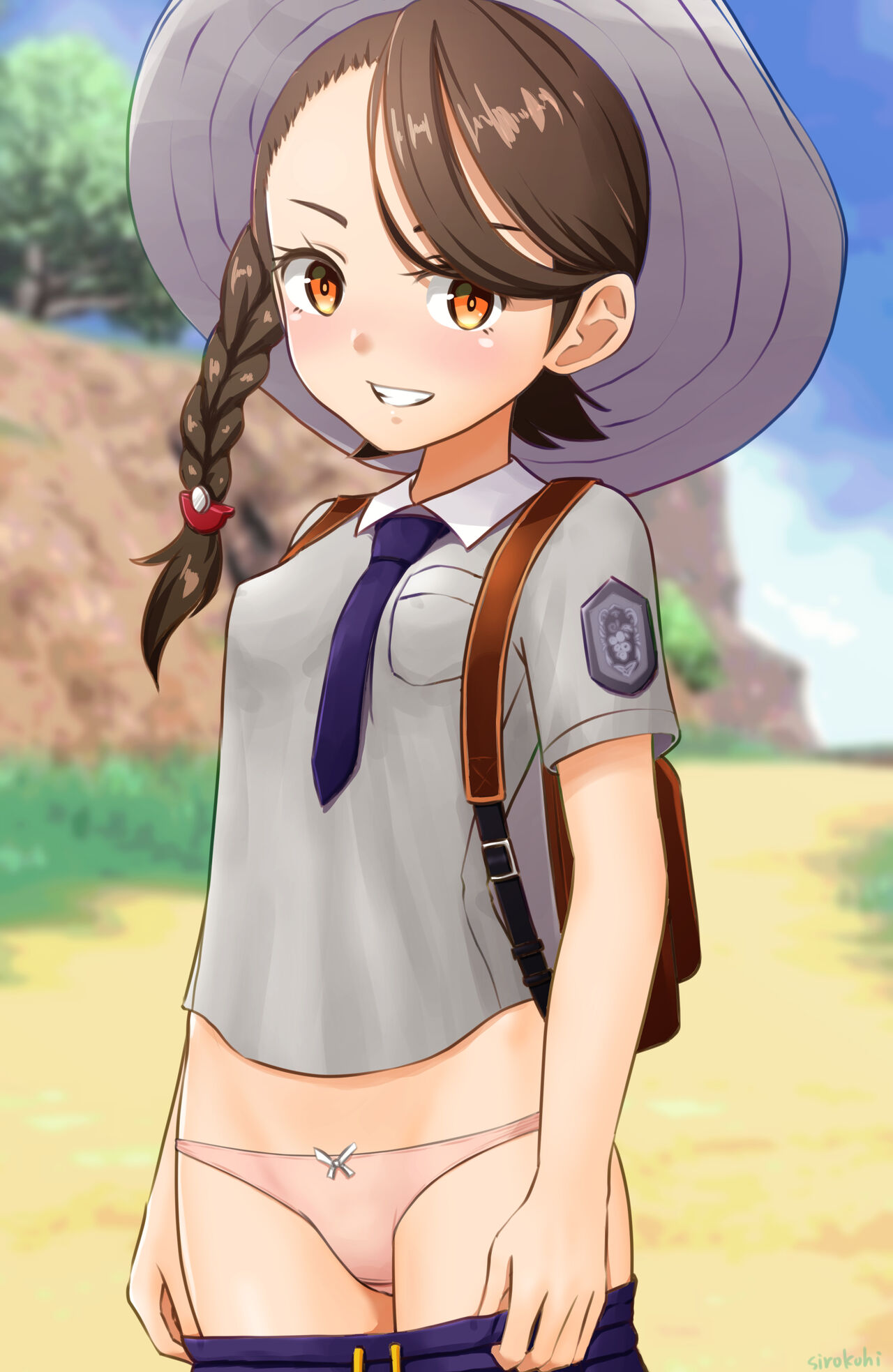 Pokémon Trainer no Aoi ga Echi Echi Shoubu o Shikakete Kita! page 4 full