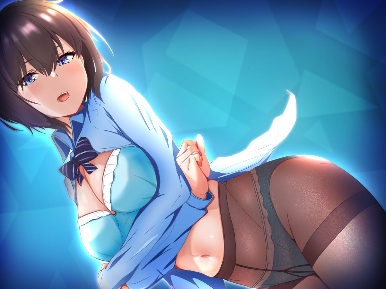 真面目系後輩彼女による、しっとりほろ甘 ささやき射精管理 page 2 full