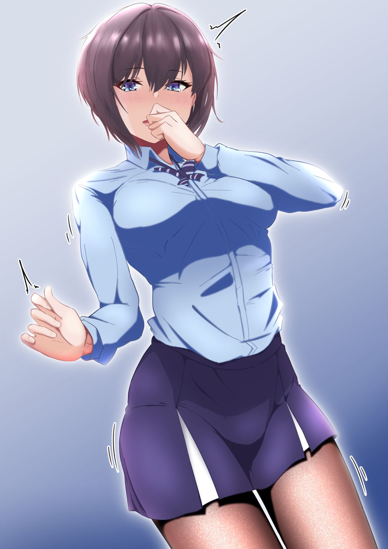 真面目系後輩彼女による、しっとりほろ甘 ささやき射精管理 page 6 full