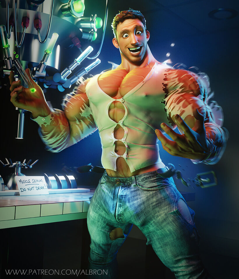 3D Migthy Men page 8 full
