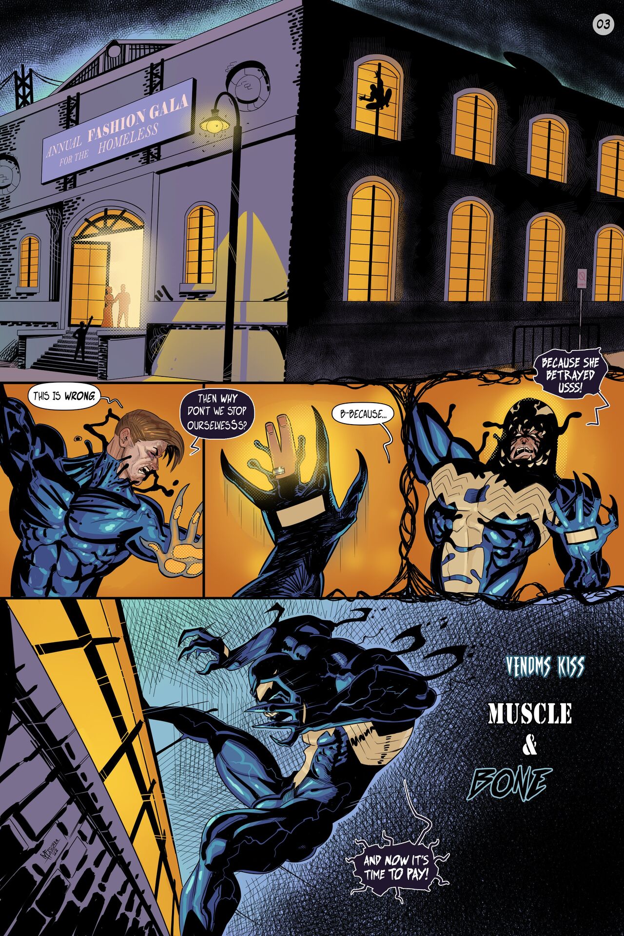 Venom's Kiss #3 - Muscle &amp; Bone page 3 full