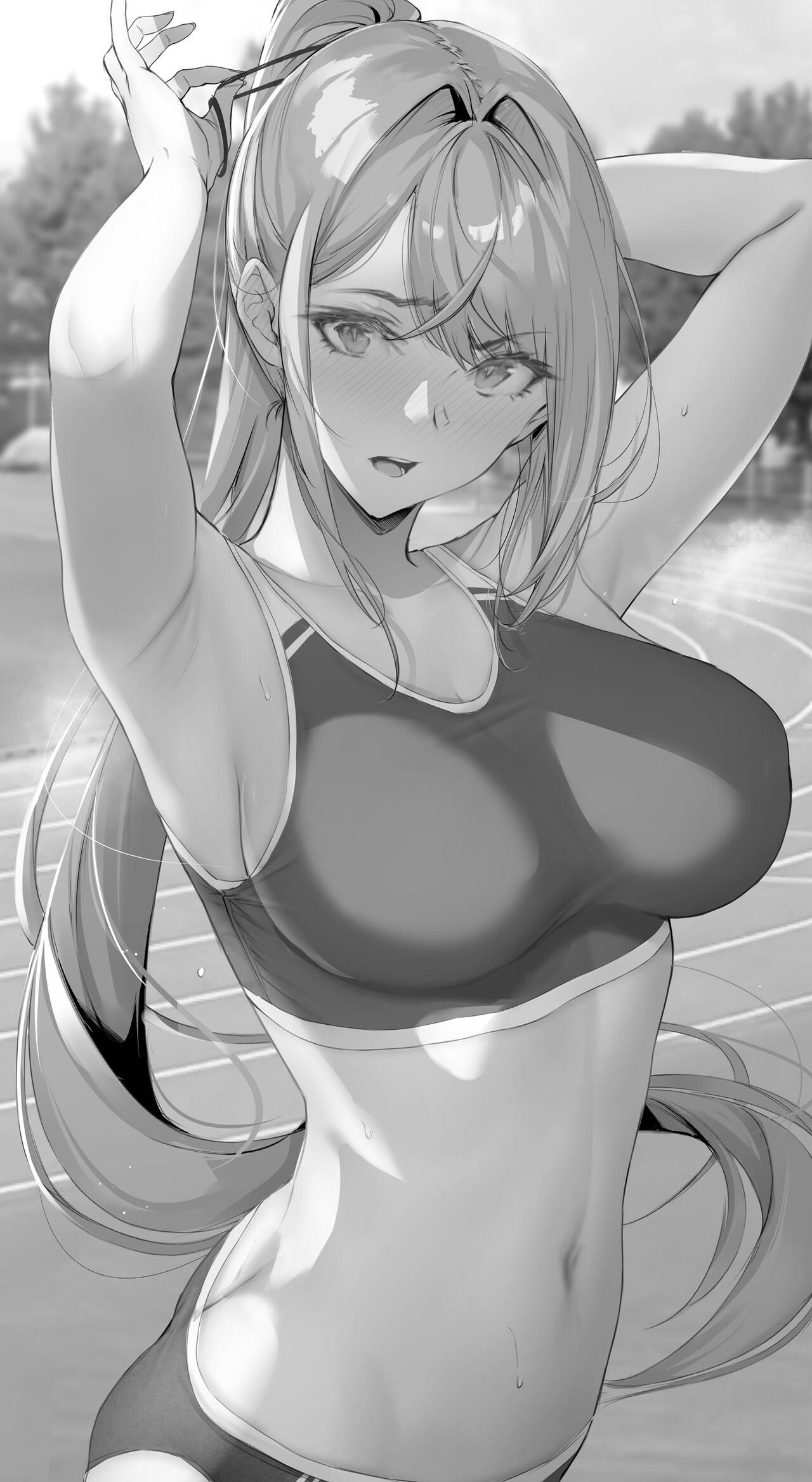 Renshuugo, Kininaru Danshi ni Hanashi Kakerumae ni, Kami o Naosu Furi o shite Nioi ga shinaika Check Shite Iru Tokoro o Gyaku ni Hanashi Kakerarete Shimai Tenpatte Shimau Rikujoubu no Senpai. page 5 full