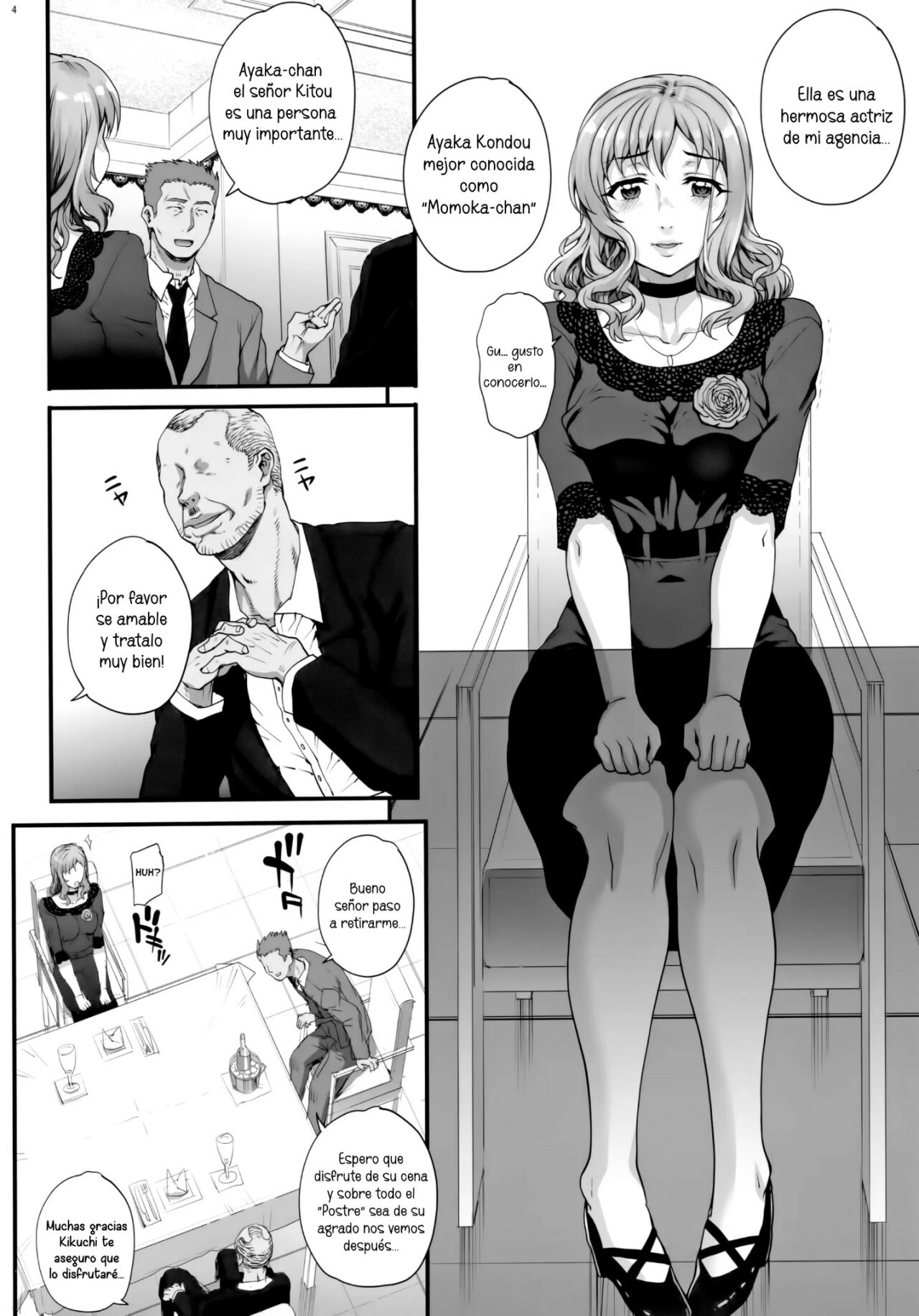 Kareshi ni Naisho de 3 Seisettai... Saseraremasita. | ¡Fui llevada para entretener a un hombre sin decirle a mi novio! page 5 full