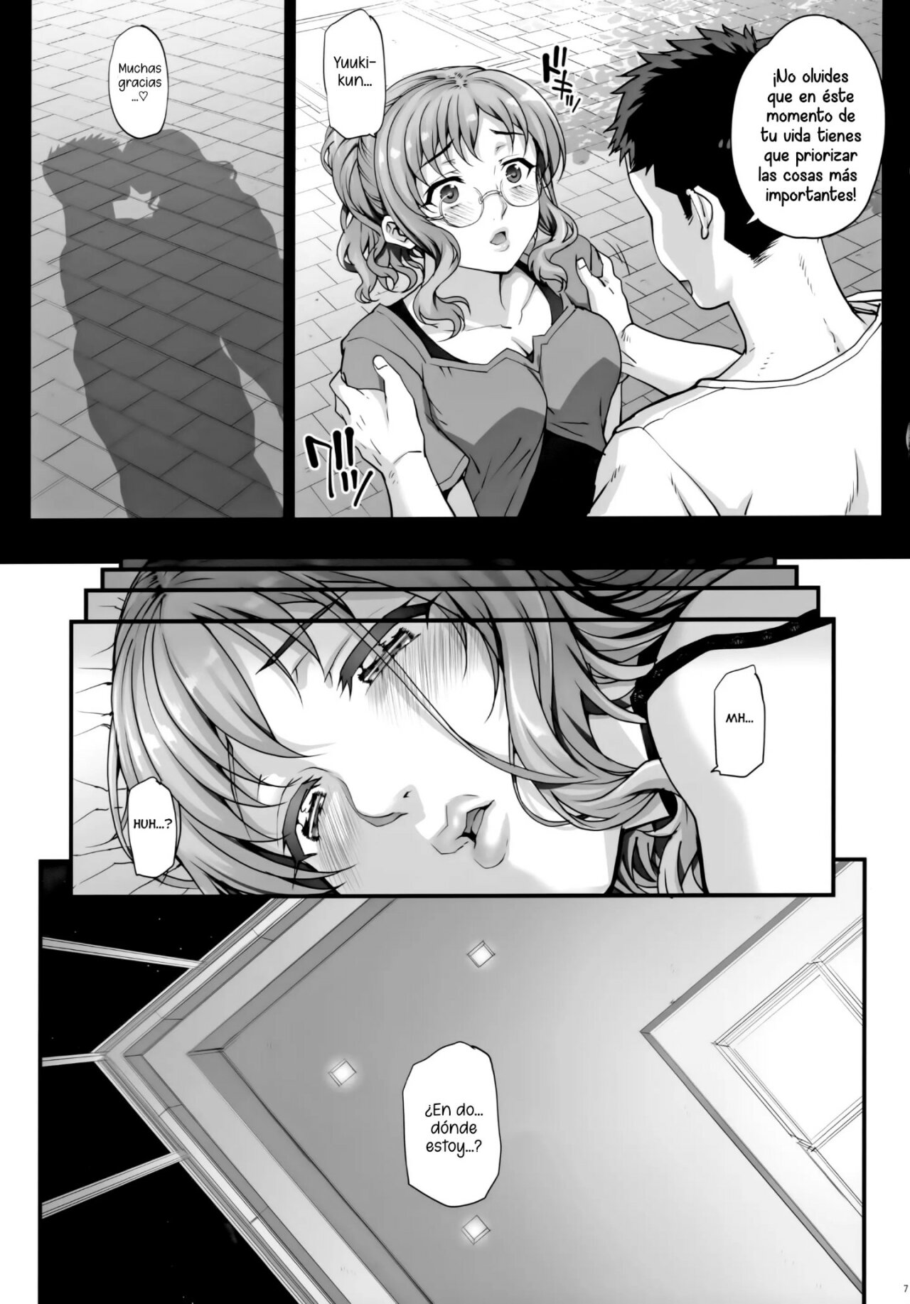 Kareshi ni Naisho de 3 Seisettai... Saseraremasita. | ¡Fui llevada para entretener a un hombre sin decirle a mi novio! page 8 full