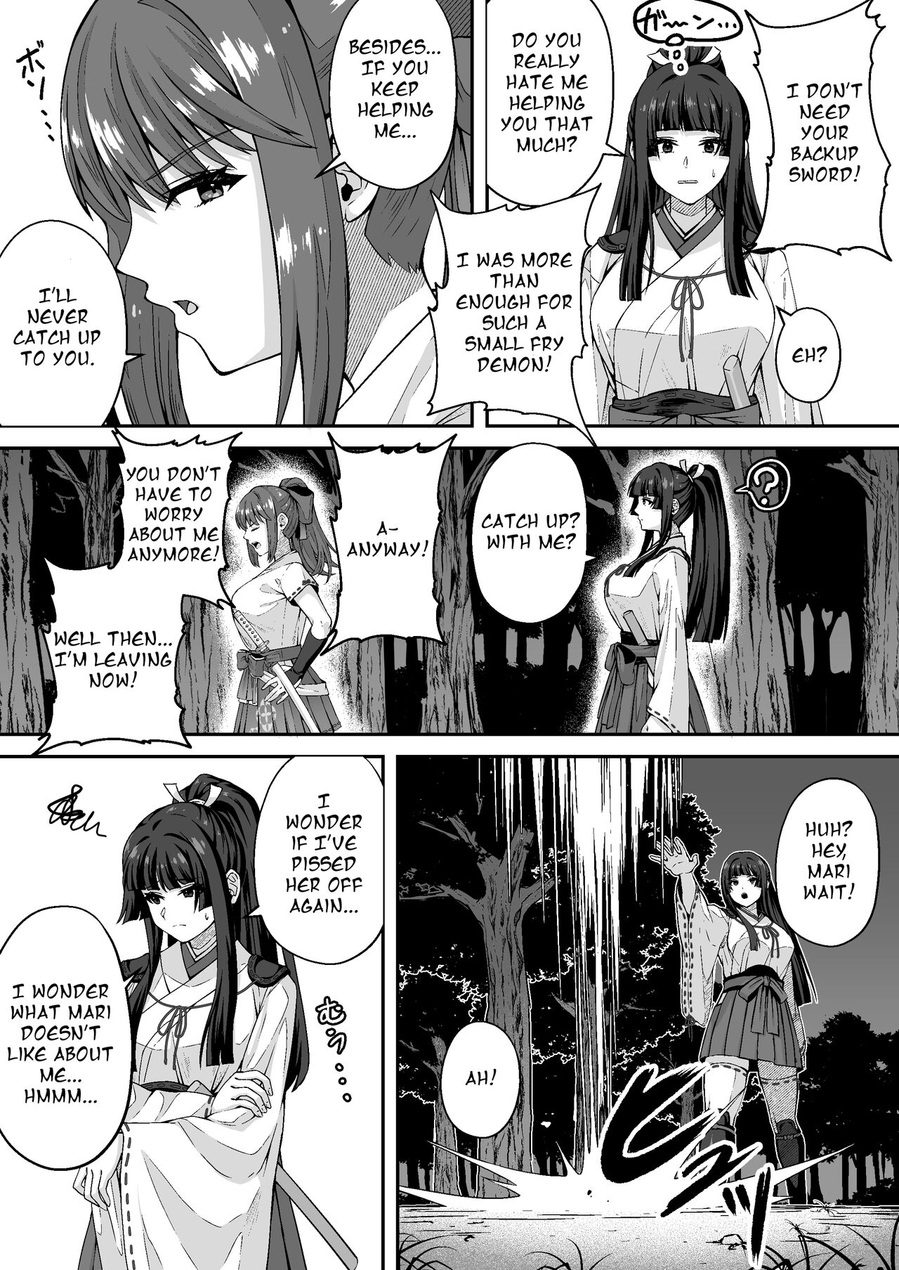 Tatsujin Taimashi nara Shokushu Youma nante Teki ja Nai | The Master Demon Exorcist Doesn't Succumb to Tentacle Demon page 6 full