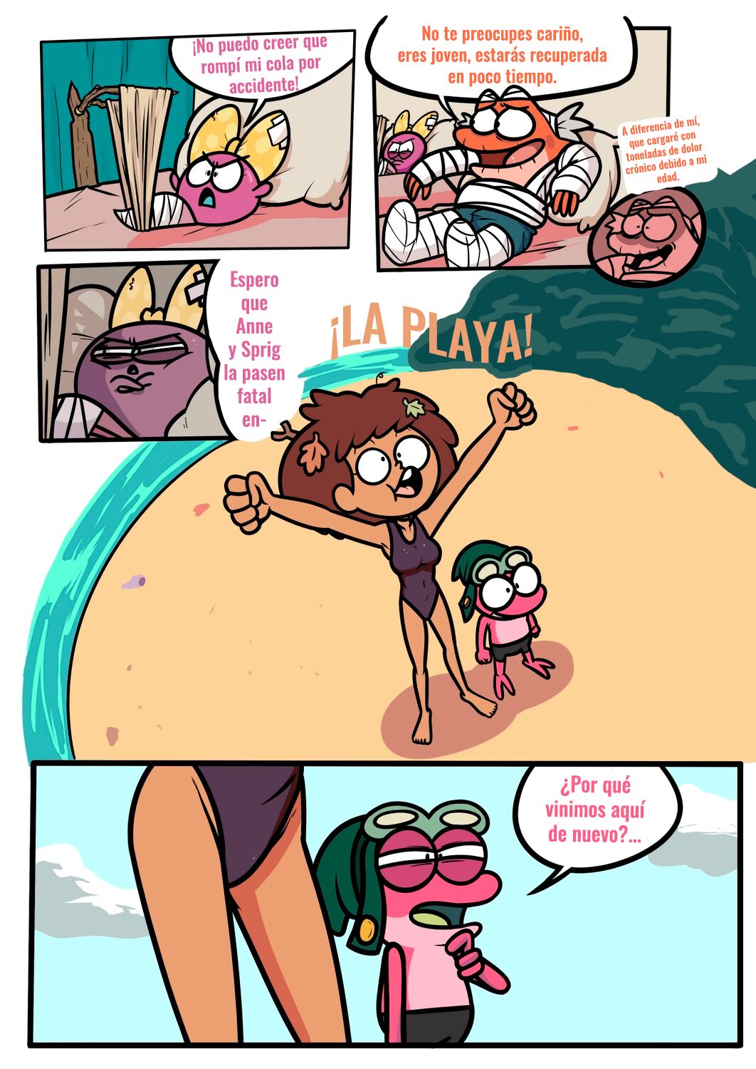 Da Beach Episode/ Un episodio de playa page 2 full