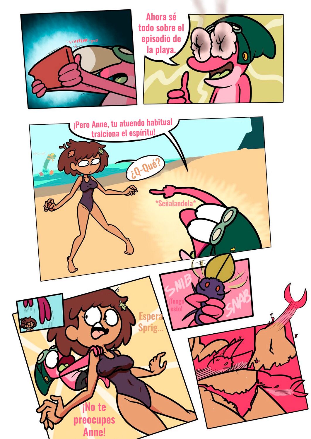 Da Beach Episode/ Un episodio de playa page 5 full