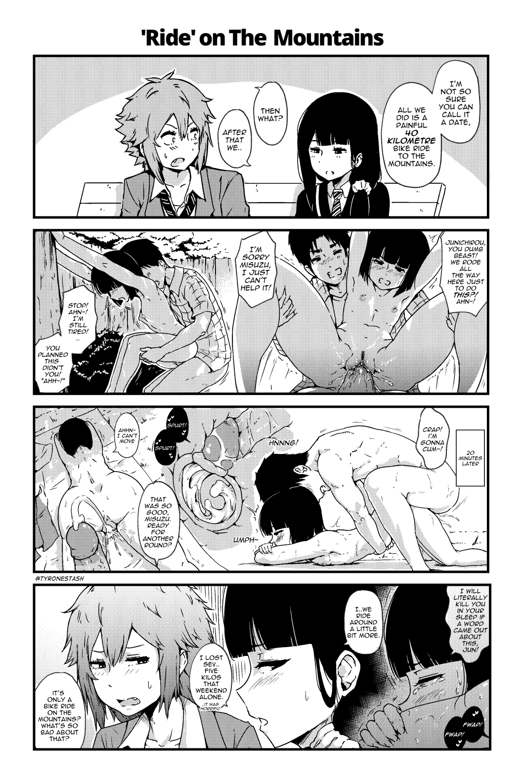 Tomo-chan comics page 9 full