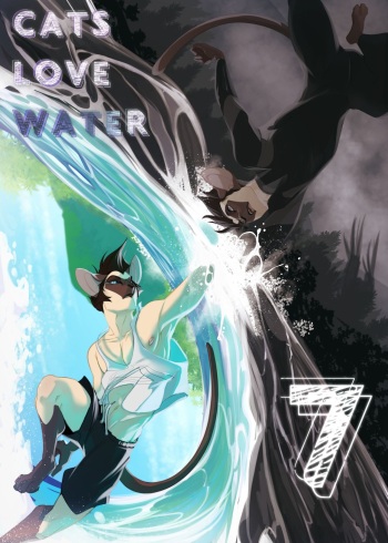 Cats love water 7 cover
