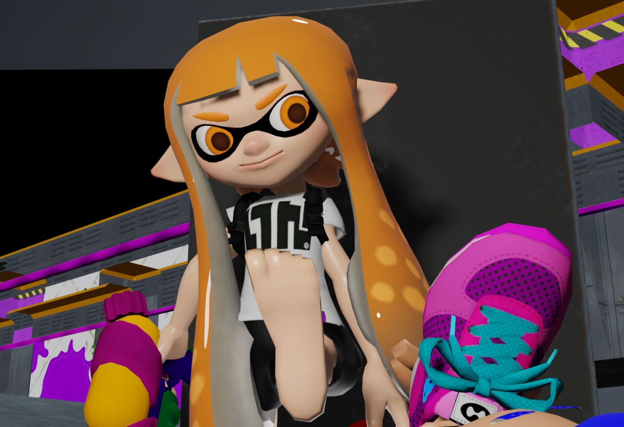 Inkling Girl Feet and Footjob page 9 full