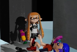 Inkling Girl Feet and Footjob