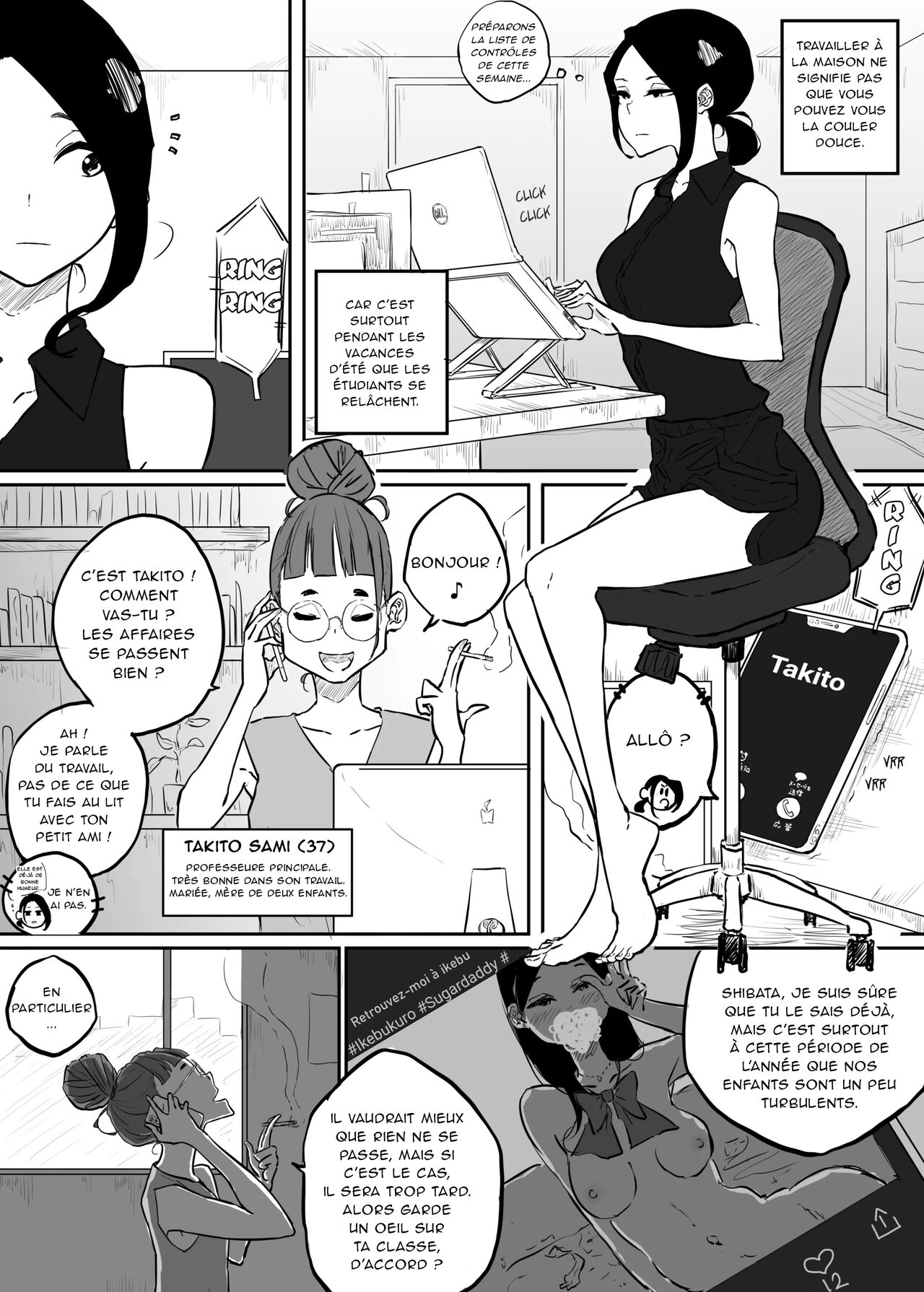 L'histoire d'une enseignante stricte qui s'est fait baiser par son élève Gyaru Bitch 2 page 9 full