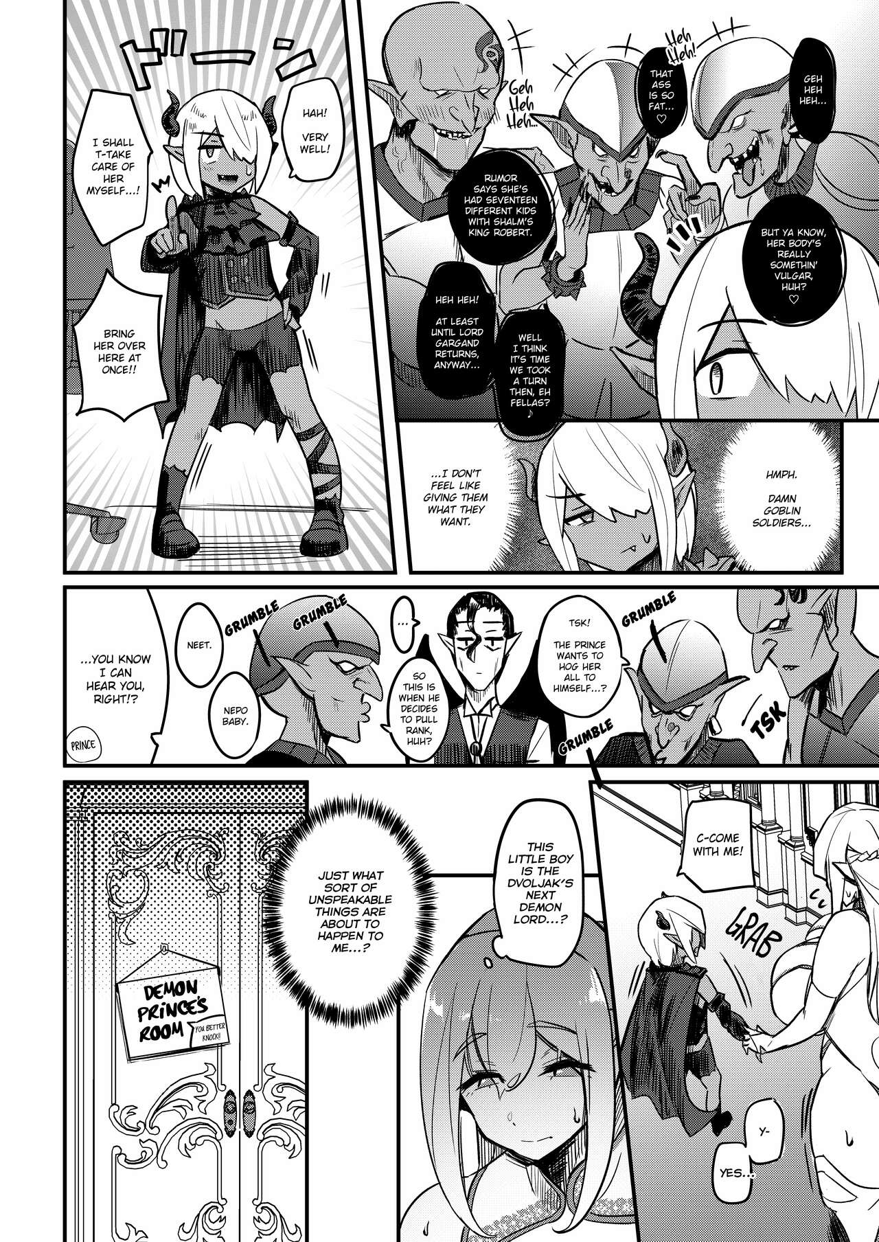 Kusozako Sourou Maou wa Chouanzangata no Mucchi Muchi Elf Mama ni Makeppanashi | The Bratty, Quick-Shot Demon Prince Just Can't Win Against This Thicc Elven Mommy! page 5 full