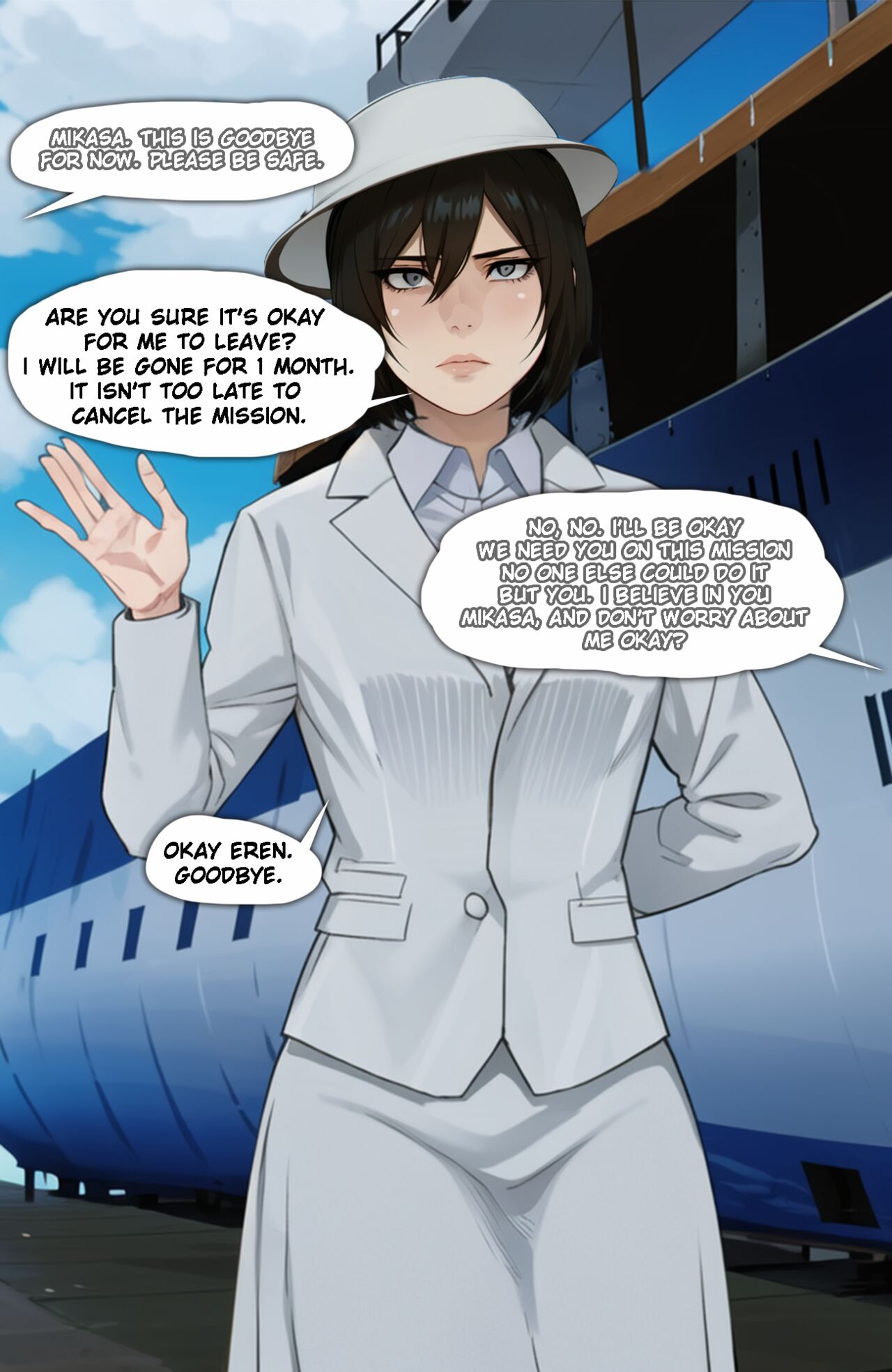 Mikasa in Marley 1 page 6 full