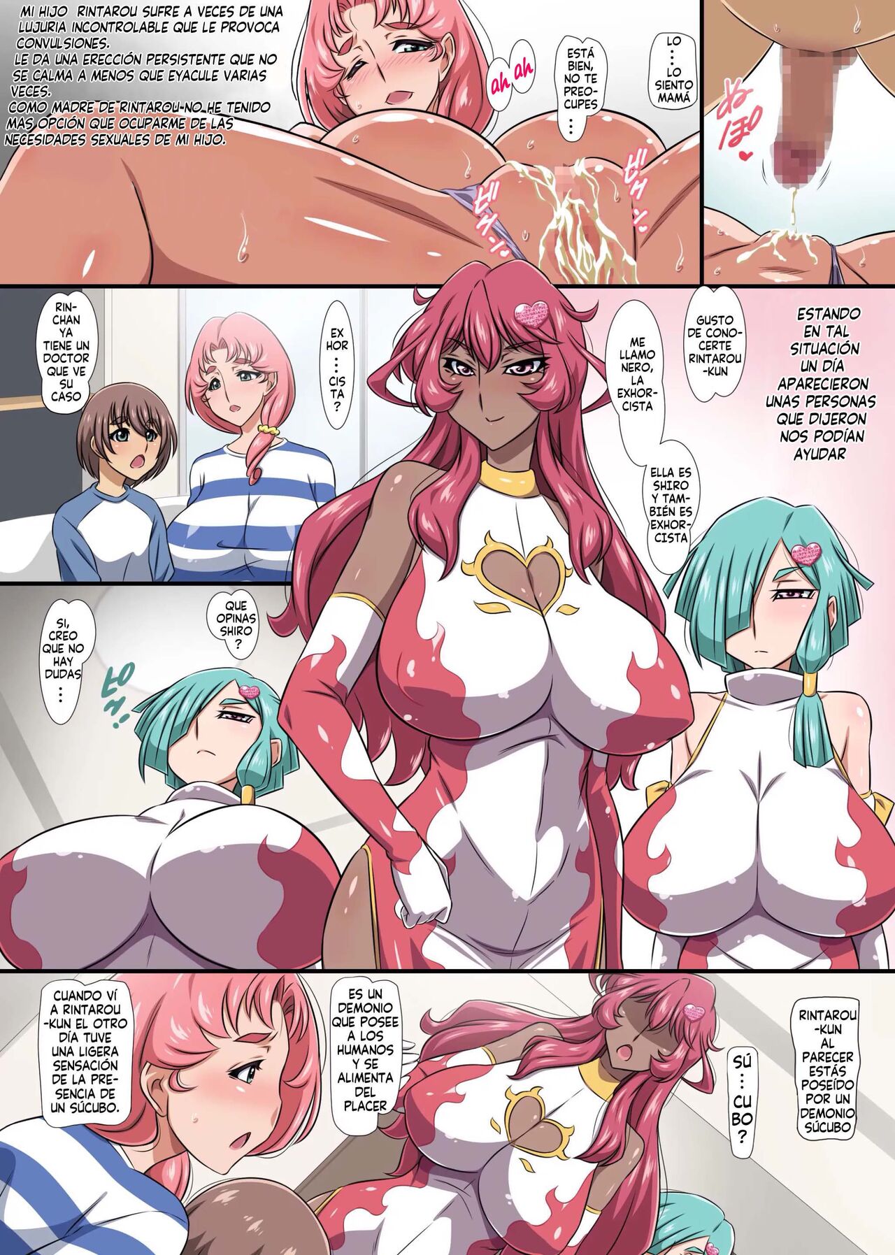 Inma ni Tsukarete Zetsurin ni! Seiyoku Tsuyosugi Musuko to Bakunyuu Jukujo Harem page 7 full