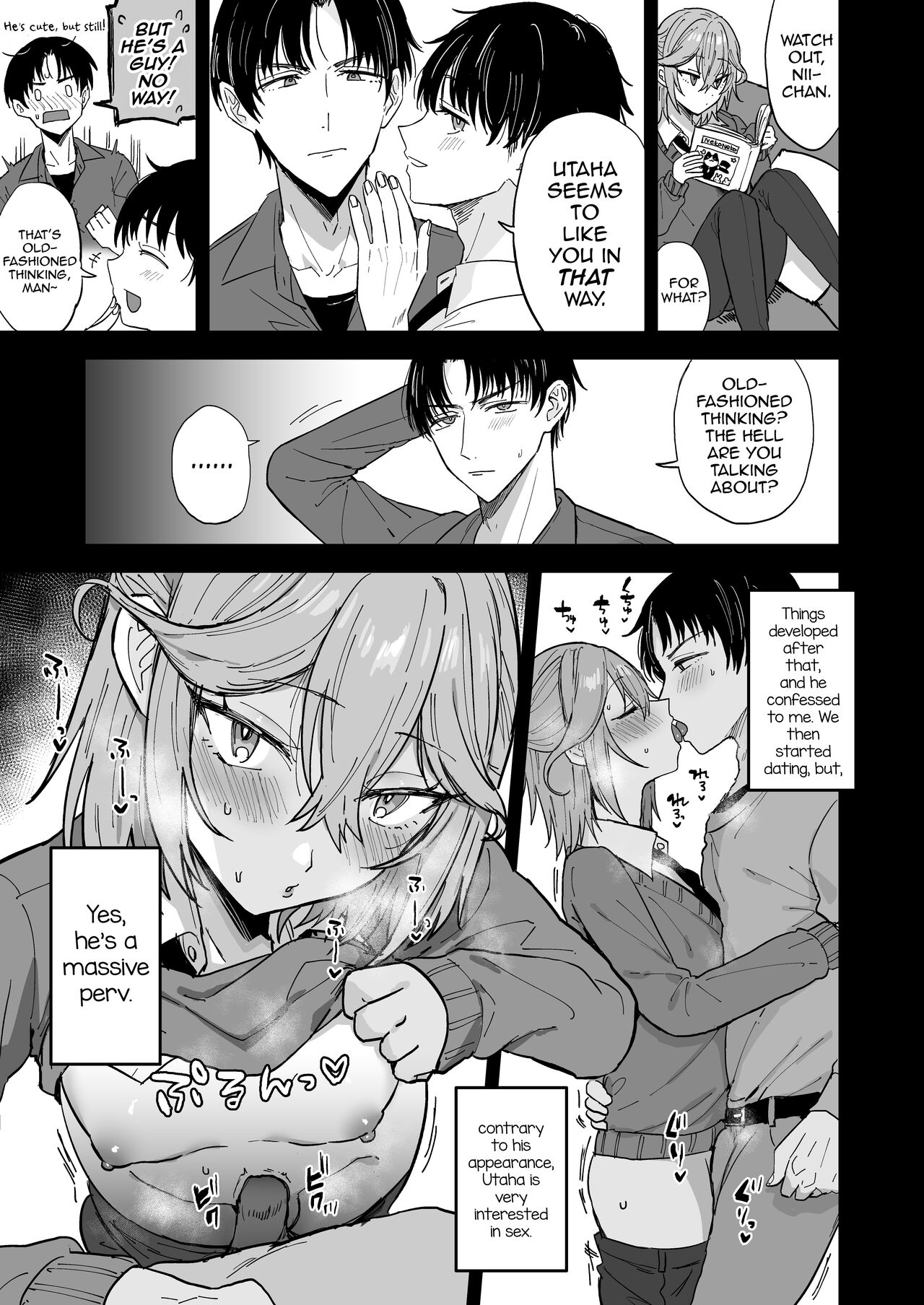 Dosukebe Mesu Danshi Utaha-kun page 4 full