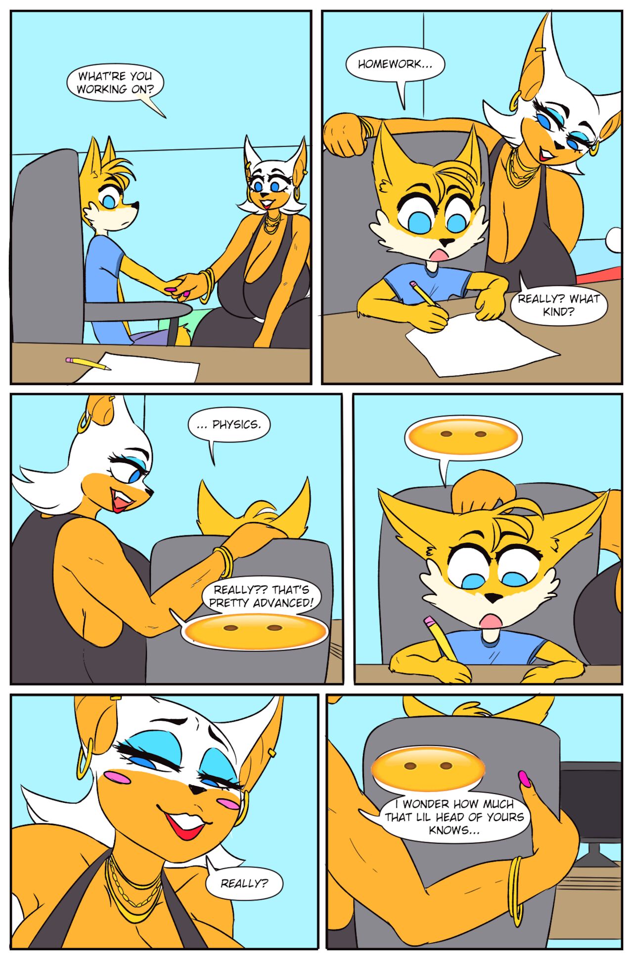 Rouge Babysitting page 8 full
