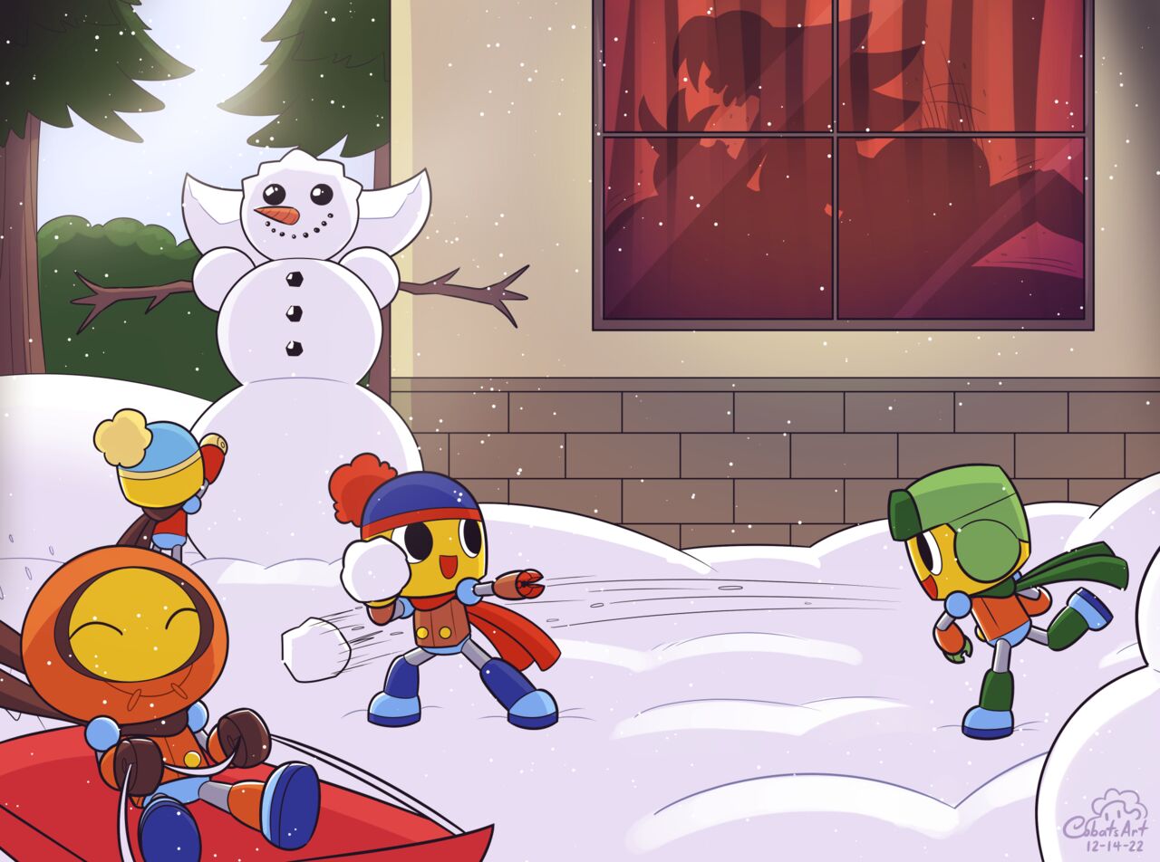 Tron x Megaman Happy Holiday page 3 full
