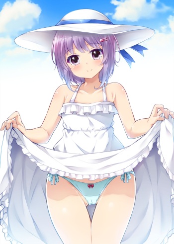 白ワンピをたくし上げる結月ゆかりちゃん cover
