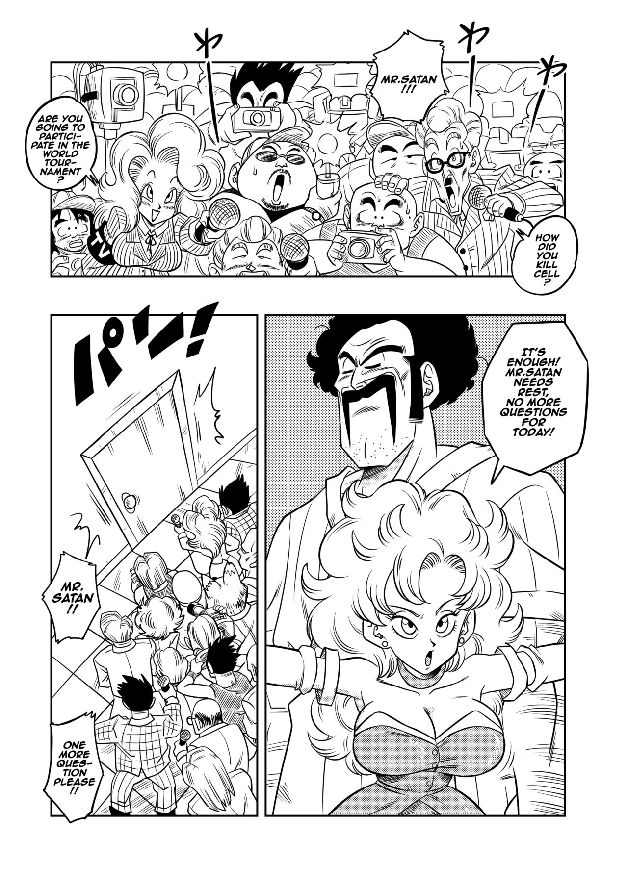 Miss Pizza and mr.Satan! page 2 full