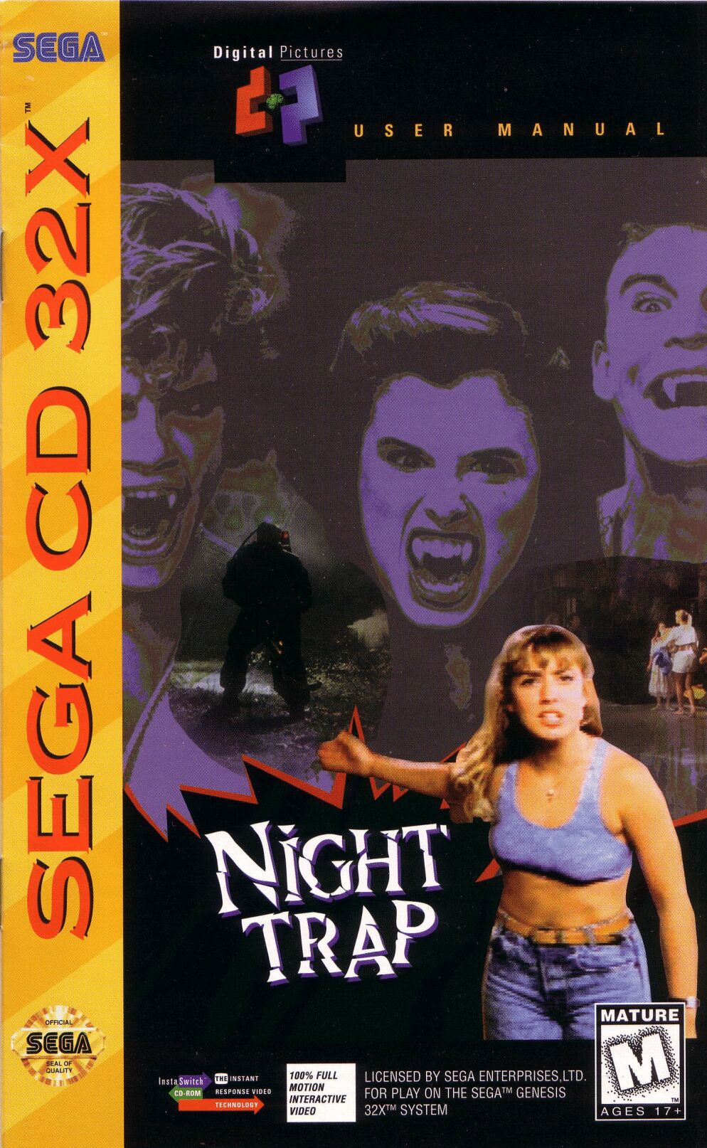 Night Trap Manual page 1 full