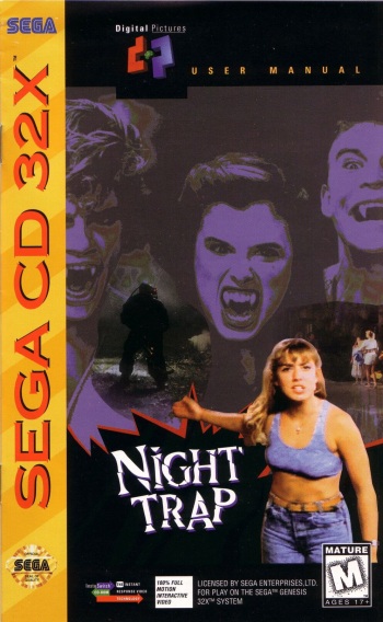 Night Trap Manual cover