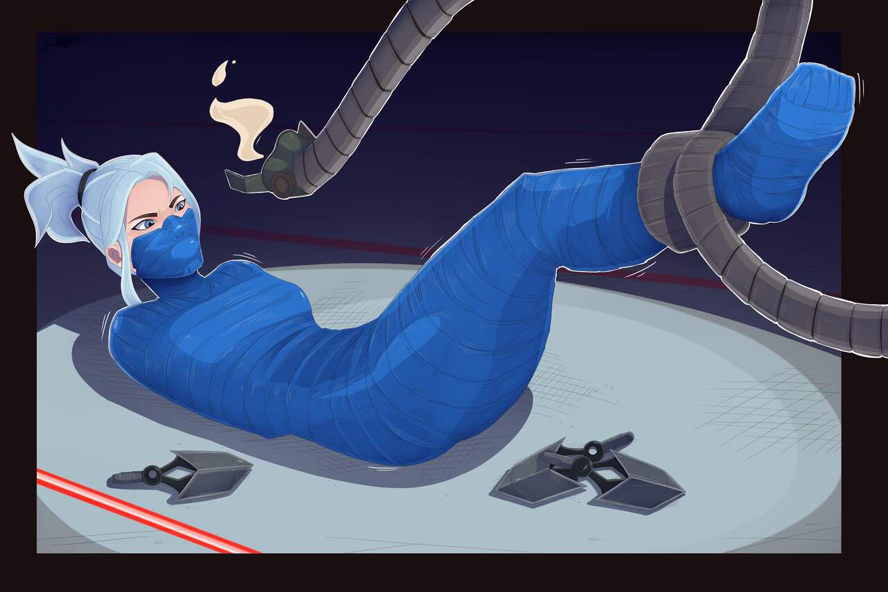 Jett Captured by the Reprogrammed Training Bot page 3 full