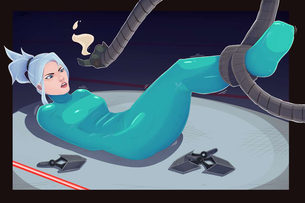 Jett Captured by the Reprogrammed Training Bot page 5 full