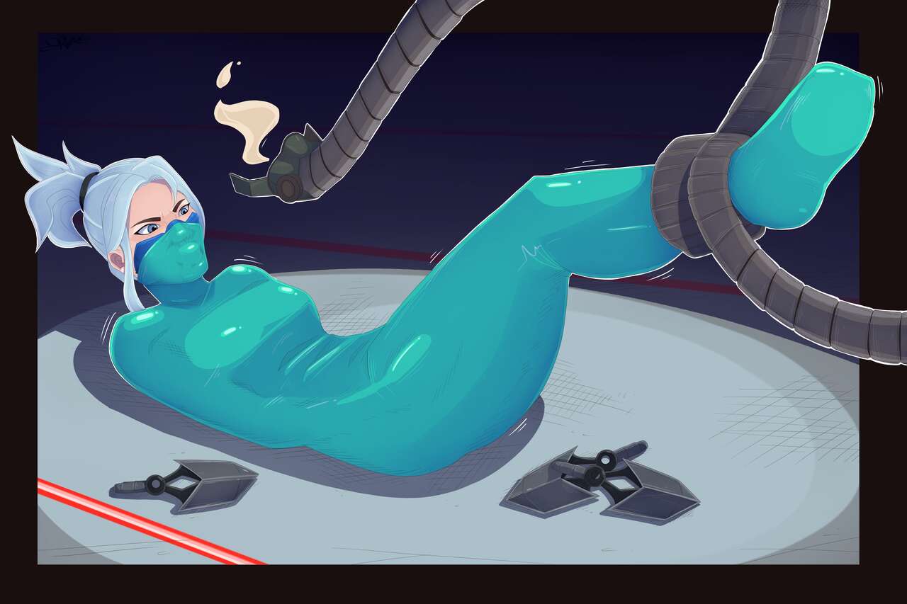 Jett Captured by the Reprogrammed Training Bot page 9 full