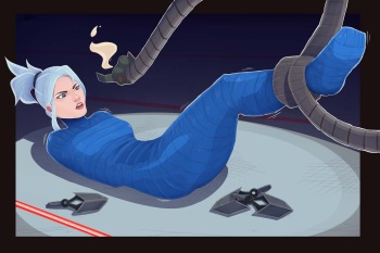 Jett Captured by the Reprogrammed Training Bot cover