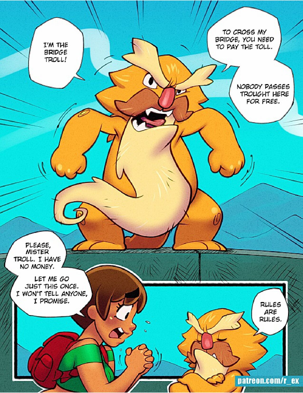 Lora and the Bridge Troll  page 4 full