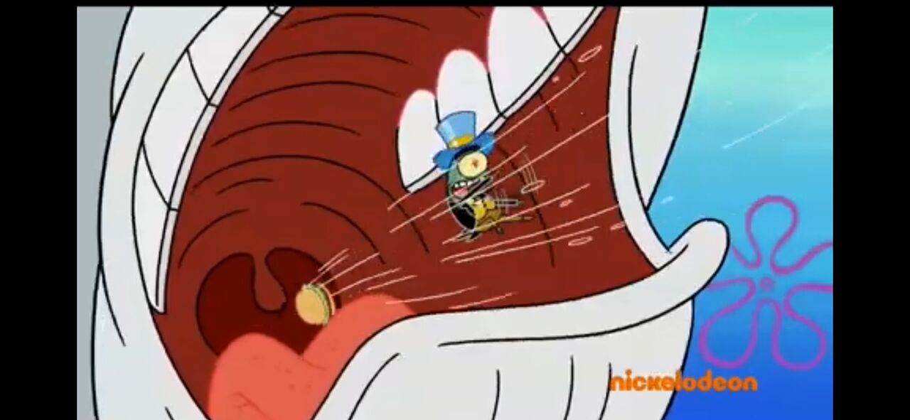 Pearl Krabs Eats Plankton and Patrick Screengrabs ALT ENDING page 2 full