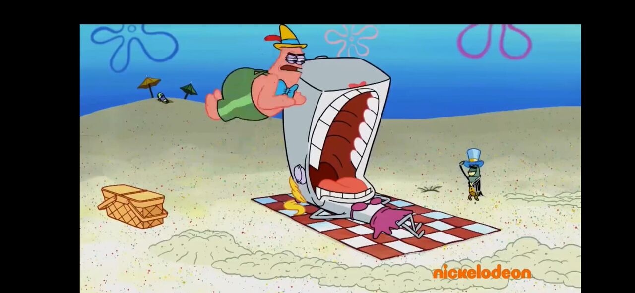 Pearl Krabs Eats Plankton and Patrick Screengrabs ALT ENDING page 8 full