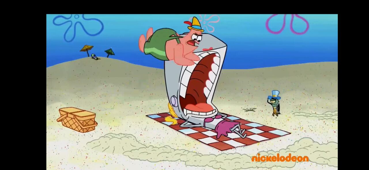 Pearl Krabs Eats Plankton and Patrick Screengrabs ALT ENDING page 9 full