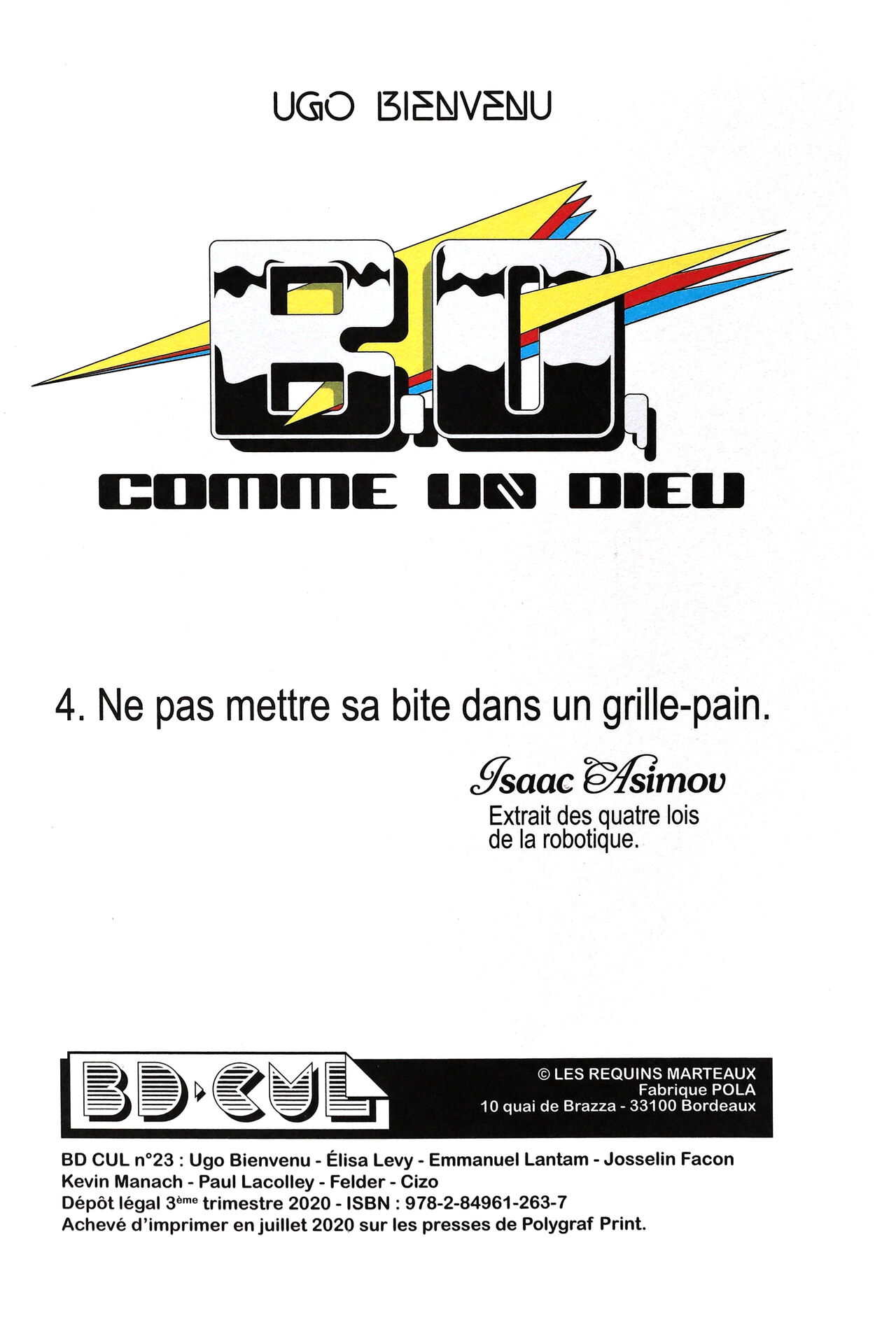 B.O. Comme un Dieu page 3 full