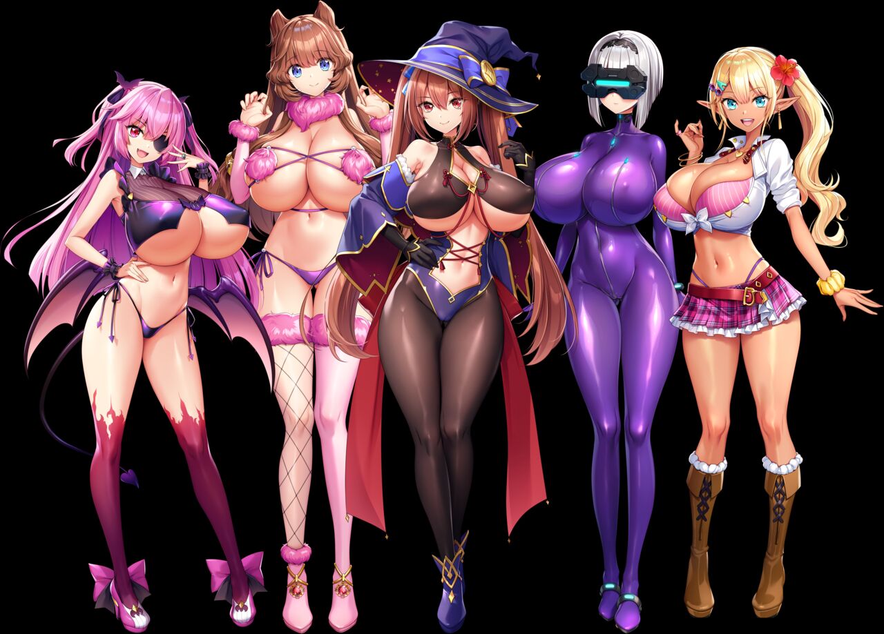 Motto! Haramase! Honoo no Oppai Isekai Oppai Maid Gakuen! Characters Sets Part 1 page 1 full