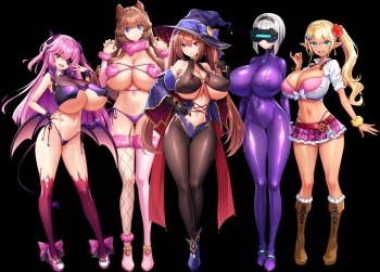 Motto! Haramase! Honoo no Oppai Isekai Oppai Maid Gakuen! Characters Sets Part 1 cover